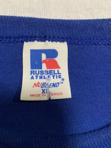 Vintage Chicago Cubs MLB Russell Vintage Blue Logo XL T-Shirt - Bild 2 von 4