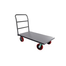 Heavy Duty Platform Dolly Cart 24x48 Inch Flatbed 2000lb Capacity Lock Wheels