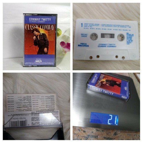 Vintage Conway Twitty Classic Conway Cassette Tape Vintage - Picture 7 of 10