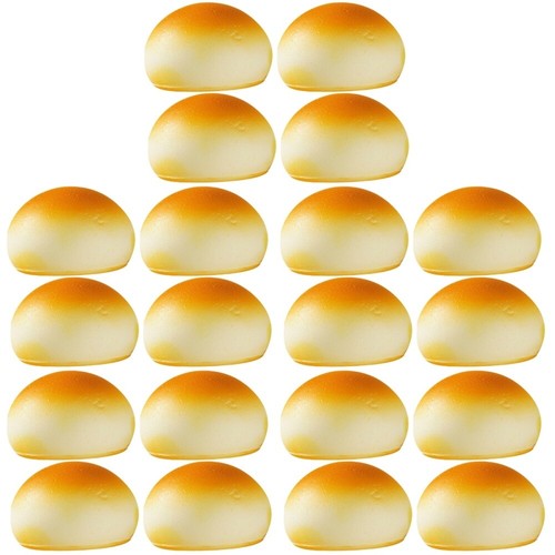 20 pcs Simulation Bread Model Artificial Bread Decor Photography Fake Bread - 第 6/12 張圖片
