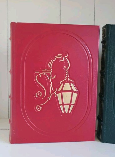Christmas Stories, Charles Dickens 2 Vol. Limited Ed #71/2000 Red, Green Leather - Picture 3 of 24