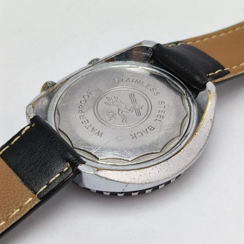 MORTIMA SUPER 28 DATOMATIC TACHYMETRE MANUAL WINDING DIVER VINTAGE MEN’S WATCH - Picture 7 of 8