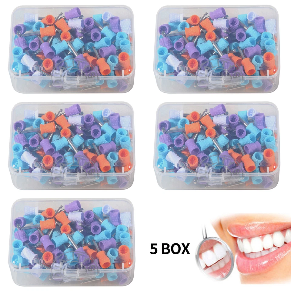 Dental Rubber Polishing Prophylaxis Cups Cup Teeth Prophy Polisher colorful FA - Image 3 of 4