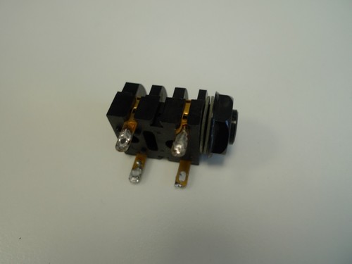 Rendar Gold Plated Panel Mount 1/4 inch Mono Phono Jack Socket 974786 - Picture 9 of 12