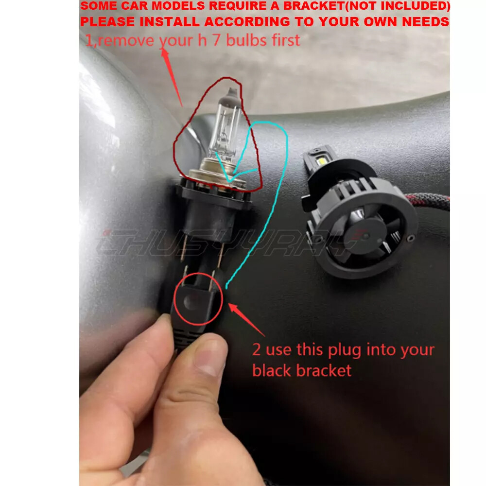 H7-40 P ベジット H7 LED Headlight Motorcycle FOR Kawasaki ninja 250 300 650