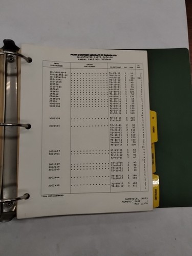 Pratt & Whitney Models PT6A-10/-110 Series Turboprop Gas Turbine Engine Parts - Picture 10 of 23