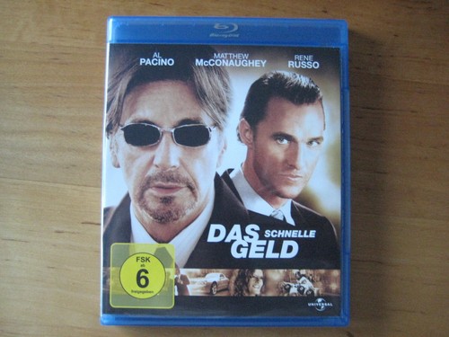 Das schnelle Geld, mit Al Pacino, Rene Russo, M. McConaughey, BluRay, Neuwertig