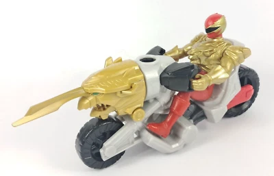 Power Rangers Megaforce Ultra Red Ranger Dragon Cycle Bandai 2013 - Photo 1/4