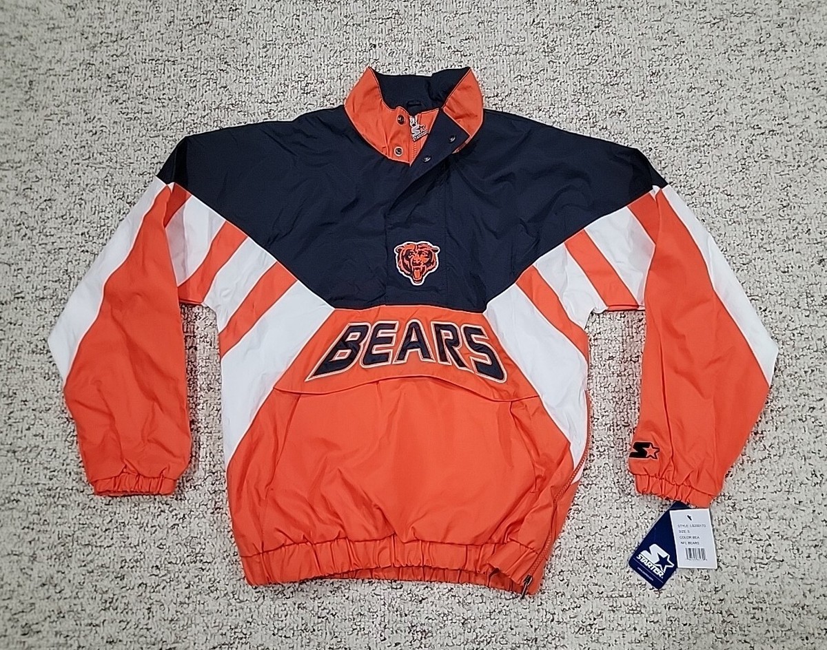 90'S Starter NFL CHICAGO BEARS スタジャン L Vintage 90s Starter Chicago Bears Windbreaker Jacket Full