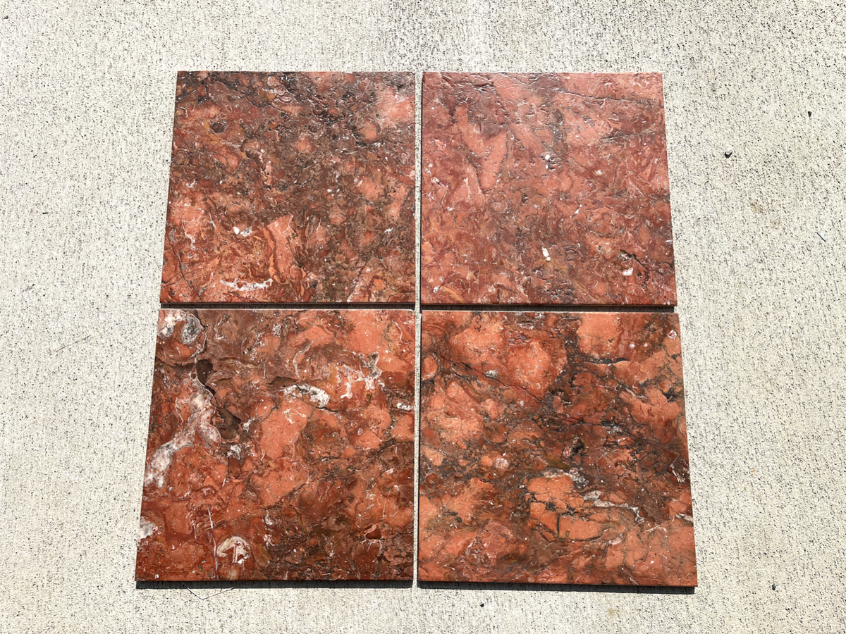 画材 Red Marble Genuine 画材 Red Marble Genuine Mars Canyon 18x18x1/2 Red Marble