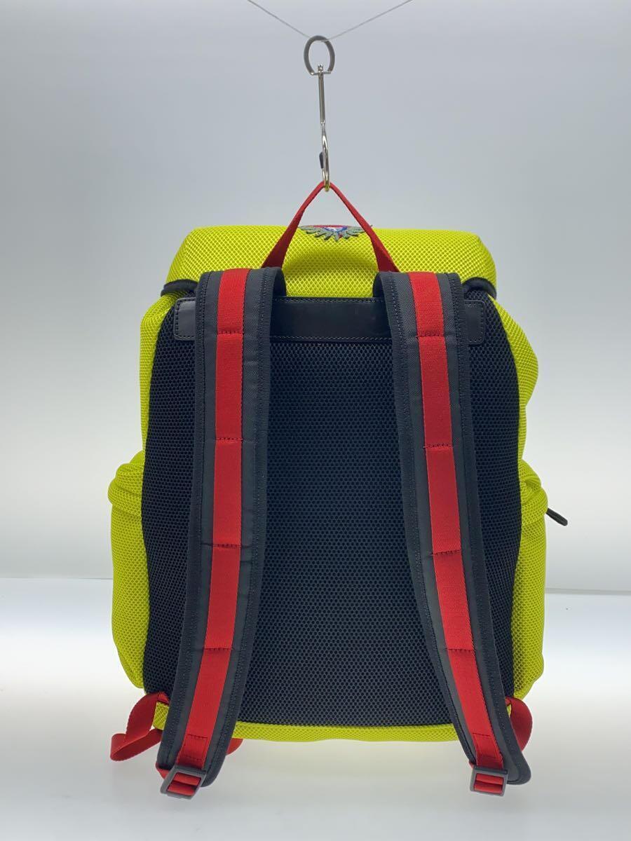 Gucci Applique HOLLYWOOD 429037 Nylon,Mesh Backpack Yellow Gucci Applique HOLLYWOOD 429037 Nylon,Mesh Backpack Yellow