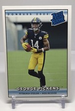 🔥GEORGE PICKENS 2022 RATED ROOKIE RETRO #RR18 SP 1/4094 RC STEELERS COWBOYS