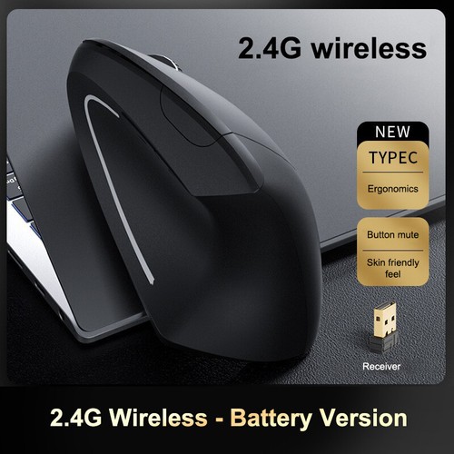 Vertical Mouse Rgonomic Gaming Mouse Bluetooth 2.4GHz Wireless Optical Mice - Bild 9 von 16