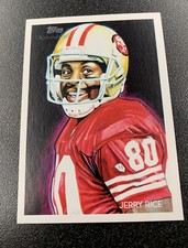 Jerry Rice 2009 Topps National Chicle Football Card #C152 San Francisco 49ers 