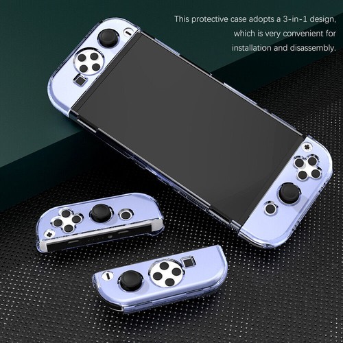 PC Hard Case Protective Cover Shell for Nintendo Switch OLED Console Joy-con - Picture 7 of 14