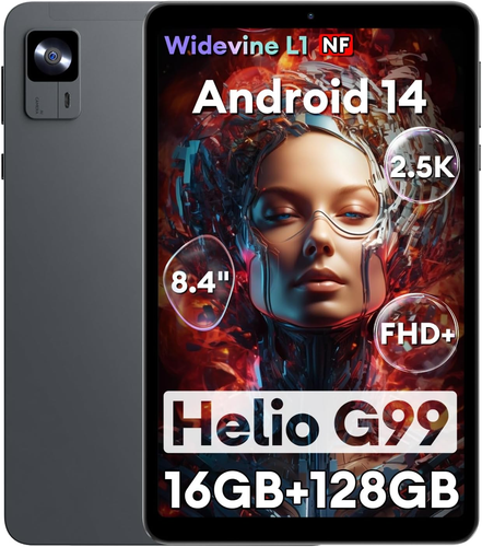 Headwolf FPad6 Tablet 8 Zoll, 2560x1600 Display, Helio G99 Octa-core,16GB+128GB(