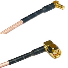 RG316 SSMB Male Angle to SMA MALE ANGLE RF Cable Rapid-SHIP LOT
