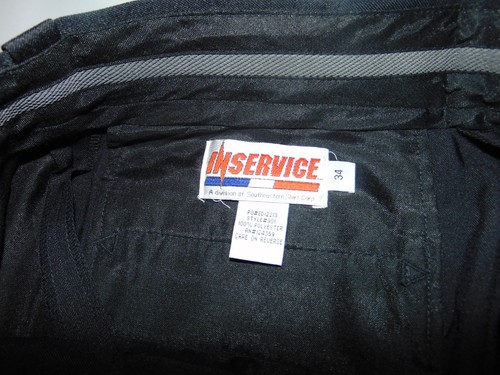 Class A Uniform Pants Sz 36 Security EMT EMS Fireman Inservice SSC Black 909 New - Picture 6 of 8