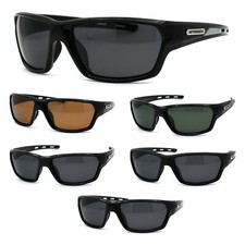 Nitrogen Polarized 90s Sport Warp Rectangle Light Weight Plastic Sunglasses