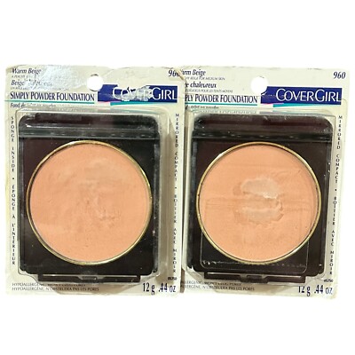 CoverGirl Simply Powder Foundation Make-Up 0.41 oz 11.5 g 960 Warm Beige Sealed