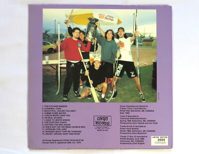 SNFU - Last Of The Big Time… LP sealed SNFU The Last Of The Big Time Suspenders 1989 Colored Vinyl