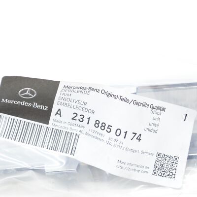 MERCEDES-BENZ SL R231 Stoßstangenleiste vorne links A2318850174 