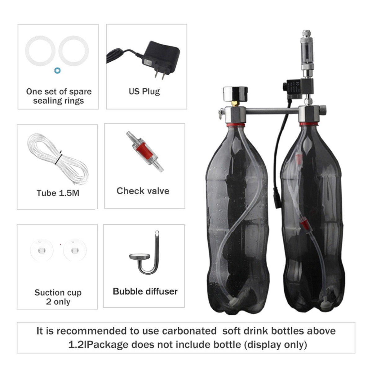 Aquarium DIY CO2 Generator System Kit CO2 Generator System with