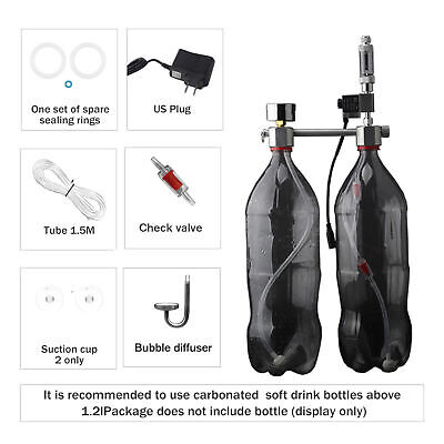 Aquarium Diy Co2 Generator System Kit With Solenoid V0x7 - Aquarium Diy Co2 Generator System Kit Aquarium Diy Co2 Generator System Kit With Solenoid V0x7 - Aquarium Diy Co2 Generator System Kit