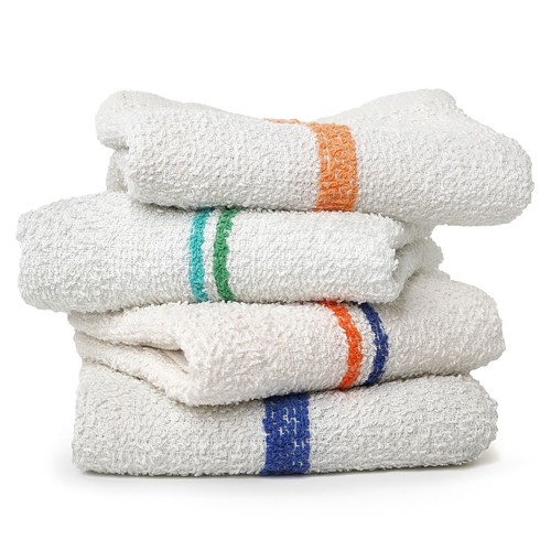 New Bar Mop Restaurant Cleaning Towels Wiper Bar Rags Cotton Towels (Pack of 24) - Picture 2 of 7