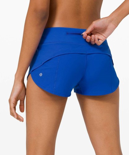 lululemon speed up shorts light blue