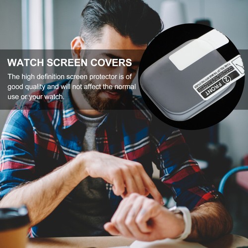 4 Pcs Watch Soft Film Smartwatch Screen Protector Protective Films - 第 8/12 張圖片