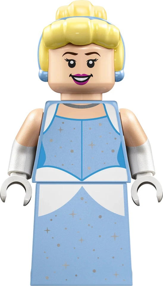 LEGO Disney Золушка минифигурка принцесса светло-голубое платье 43222 замок Диснея - Изображение 2 из 2