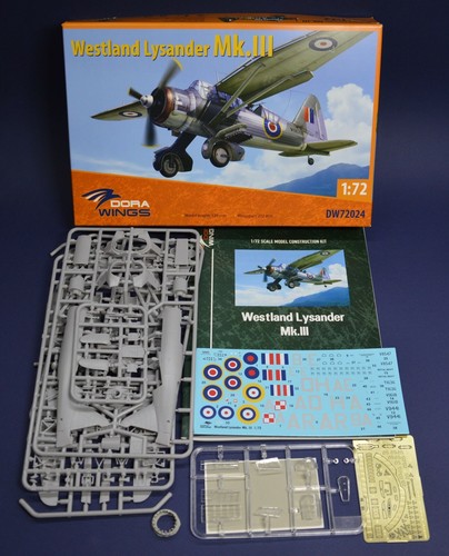 Dora Wings 72024 Westland Lysander Mk.III . Maßstabsgetreuer Modellbausatz, 123 Teile 1/72 - Bild 2 von 10