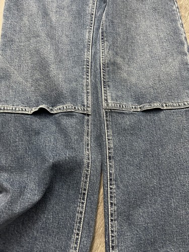 Treasure & Bond Girl’s Medium Wash Utility Straight Leg Denim Jeans Size 8 - Picture 12 of 12