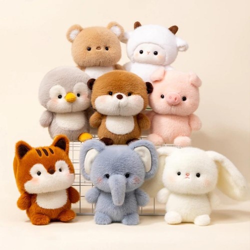 Cute Small Animal Plush Toy Table Decoration Accompany Multi-style Animal D4P7