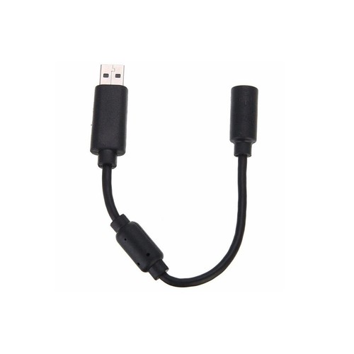 Xbox 360 Breakaway Cable Adapter Cord for USB Wired Controller Black - Imagen 4 de 6