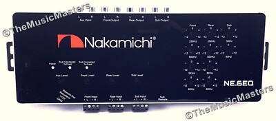 Nakamichi Ne-6eq Car Audio Line Output Converter W/ 6 Band