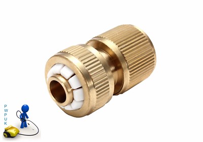 Niederdruck Messing schnellspannend 1.3cm Schlauchverbindung Hozelock kompatibel
