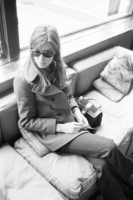 Francoise Hardy french singer Savoy Hotel London 7th June 1965- 1965 Old Photo 4