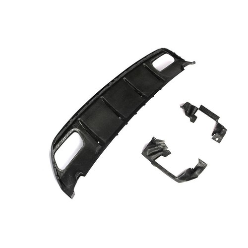 Difusor de parachoques trasero de carbono real apto para Benz Clase A W176 A200 A45 A250 - Imagen 15 de 16
