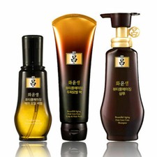 RYO Hwayunsaeng Beautiful Aging Hair Loss Shampoo Hair Pack Oil Serum SET