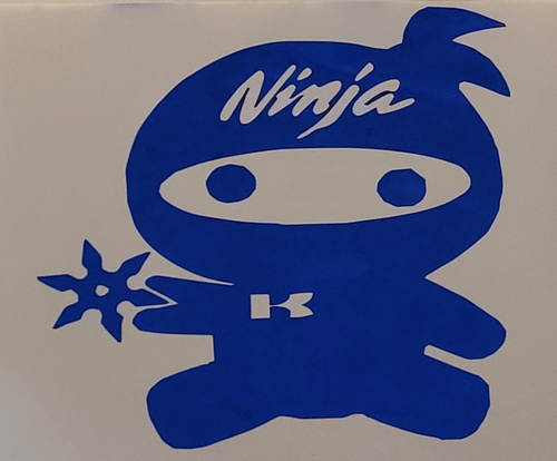 BABY NINJA MOTORCYCLE DECALS KAWASAKI NINJA 250R 300 400 500 - Picture 9 of 12