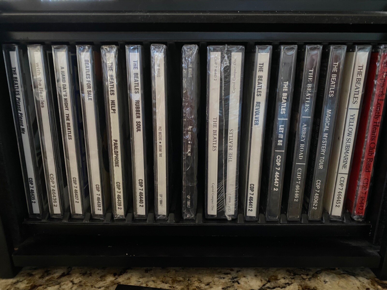 The Beatles Complete Set Of 16 CD’s Wooden Roll Top Box original never used!