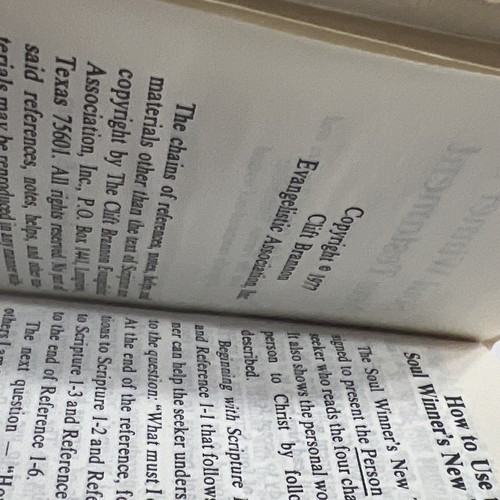 NEW Soul Winner's New Testament KJV King James Version Pocket Size 1977 - Picture 3 of 4