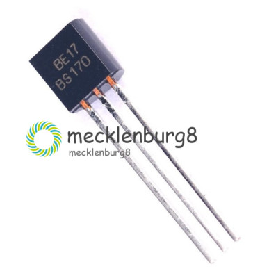 10pcs MOSFET Transistor ON(ONSEMI)/MOTOROLA/FAIRCHILD TO-92 BS170 BS170G New