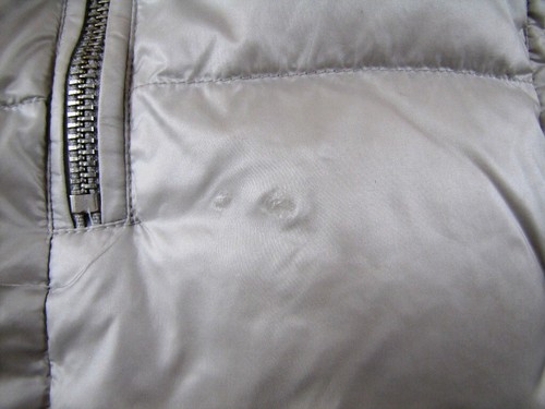 Karl Lagerfeld down filled jacket silver pearly insulated padded womens Medium M - Picture 17 of 19