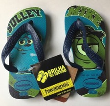 HAVAIANAS Disney Sulley And Mike Toddler Size 10C Flip Flop Sandals
