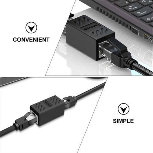 3St Ethernet-Koppler- Auf Weiblich Cat-6-Koppler Cat6- Ethernet-Adapter-Extender - Afbeelding 4 van 12