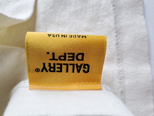 NEW Gallery Dept Souvenir Tee T-Shirt Cream/Orange Medium - Picture 5 of 12