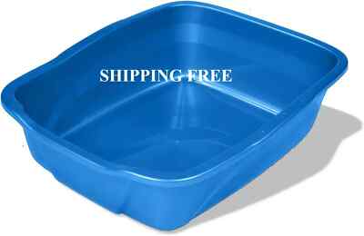*Color Varies* EXTRA LARGE CAT LITTER BOX Big Kitty Pan Pet Animal Giant Plastic